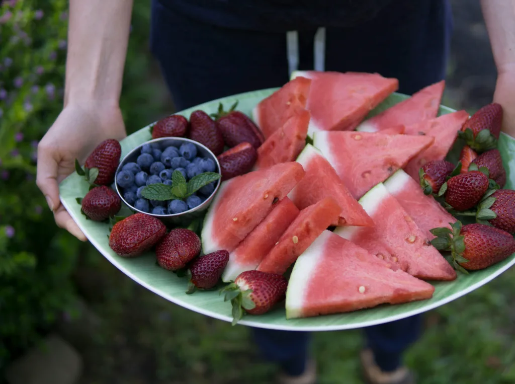 slices of watermelon