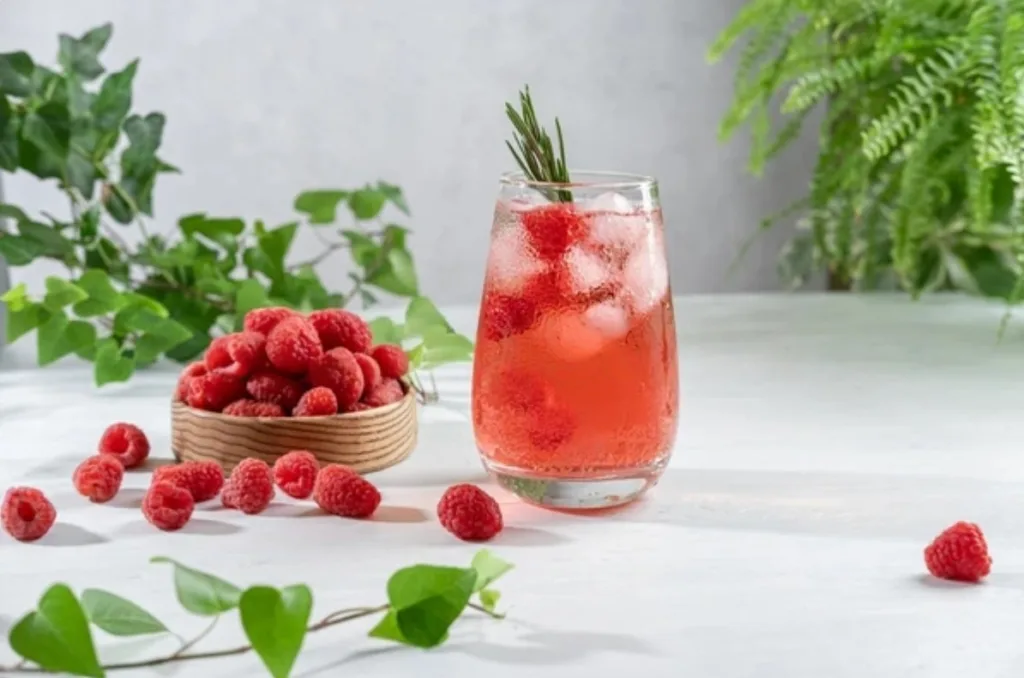 Raspberries juice