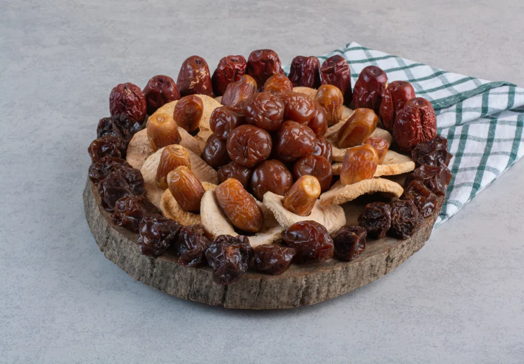 Jujube fruit in a plate